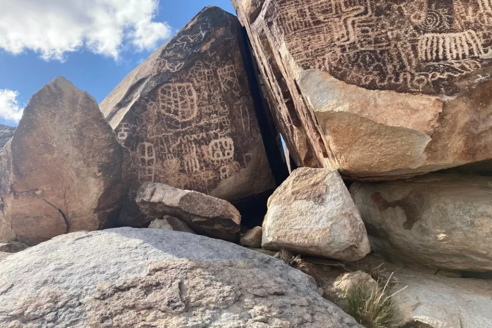 Petroglyphs on Spirit Mountain